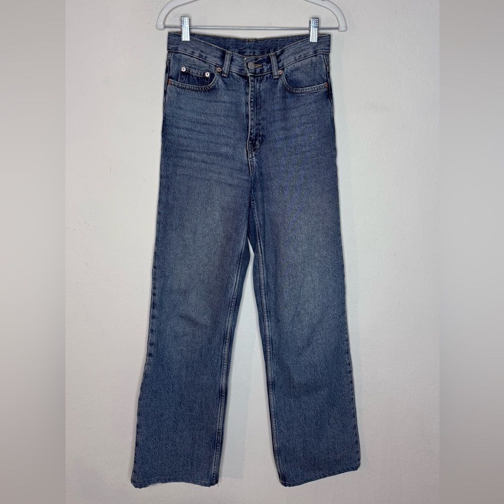 Dr. Denim Straight Leg Blue Jeans Size 2 - Picture 5 of 10